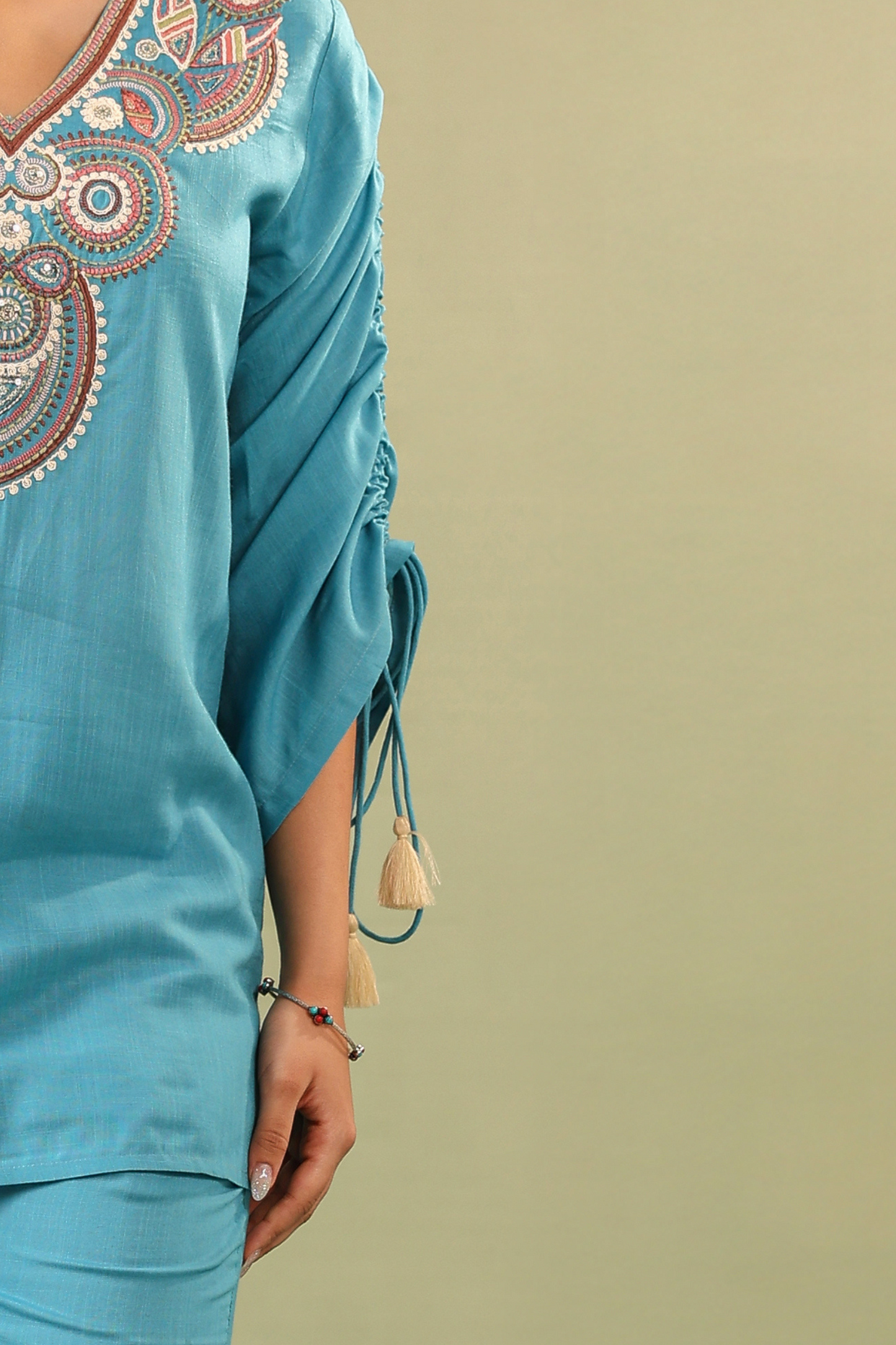 πΌ Mustard Magic Co-Ord Set β Embroidered Elegance πΌ