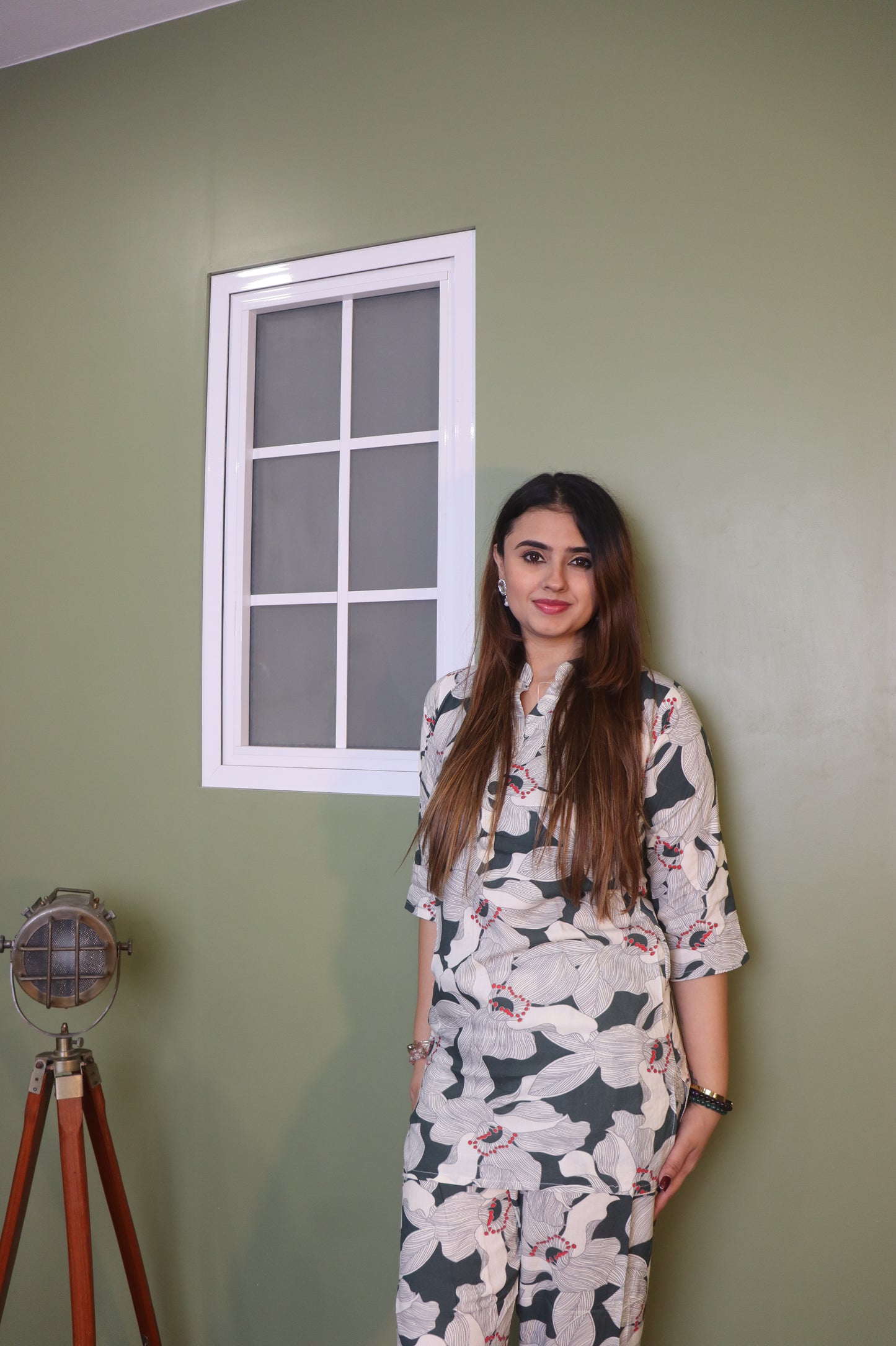 πΏ Monochrome Muse Co-Ord Set β Nature-Inspired Elegance