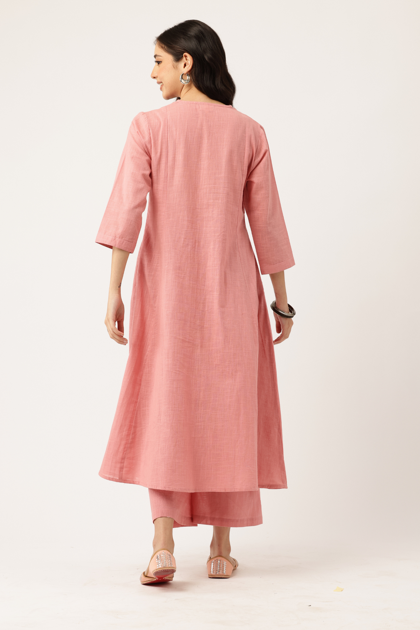 πΈ Rose Grace Embroidered Co-Ord Set β Timeless Elegance in Pink πΈ