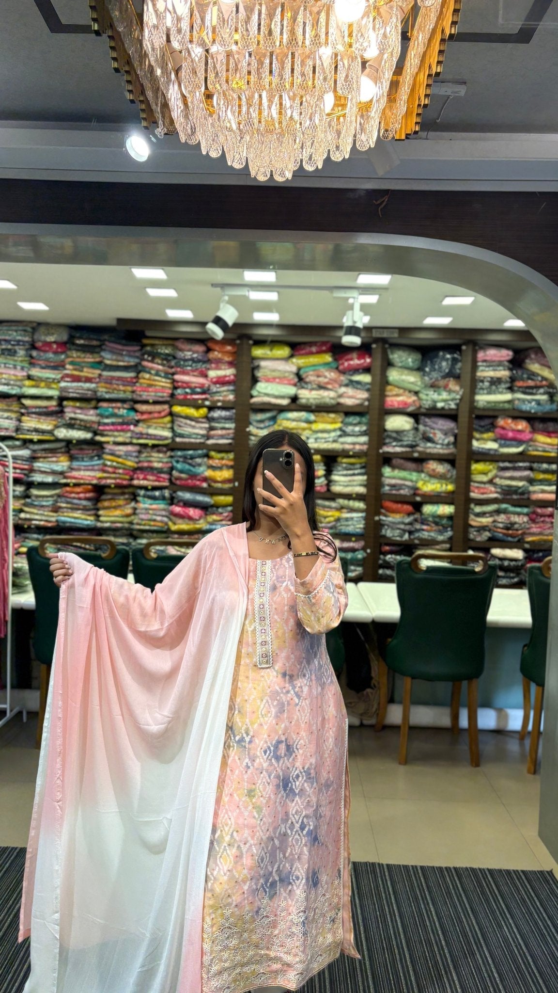 Adorable Baby Pink Printed Suit Set - Anusheet Fashion