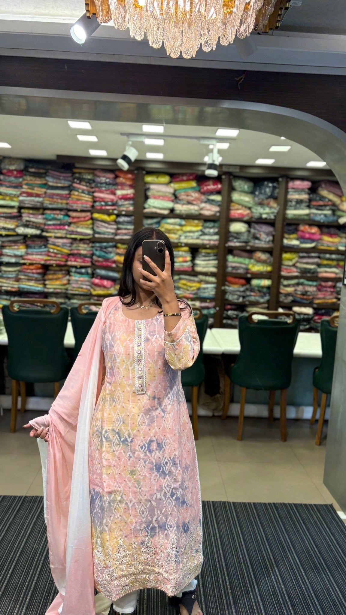 Adorable Baby Pink Printed Suit Set - Anusheet Fashion