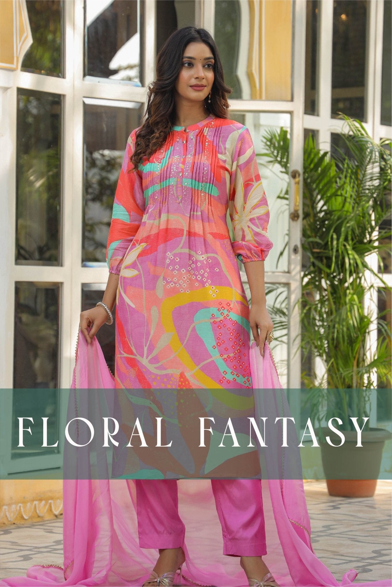 Floral Fantasy - Anusheet Fashion