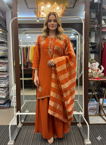 Dikshita Maslin Indo Western Suit