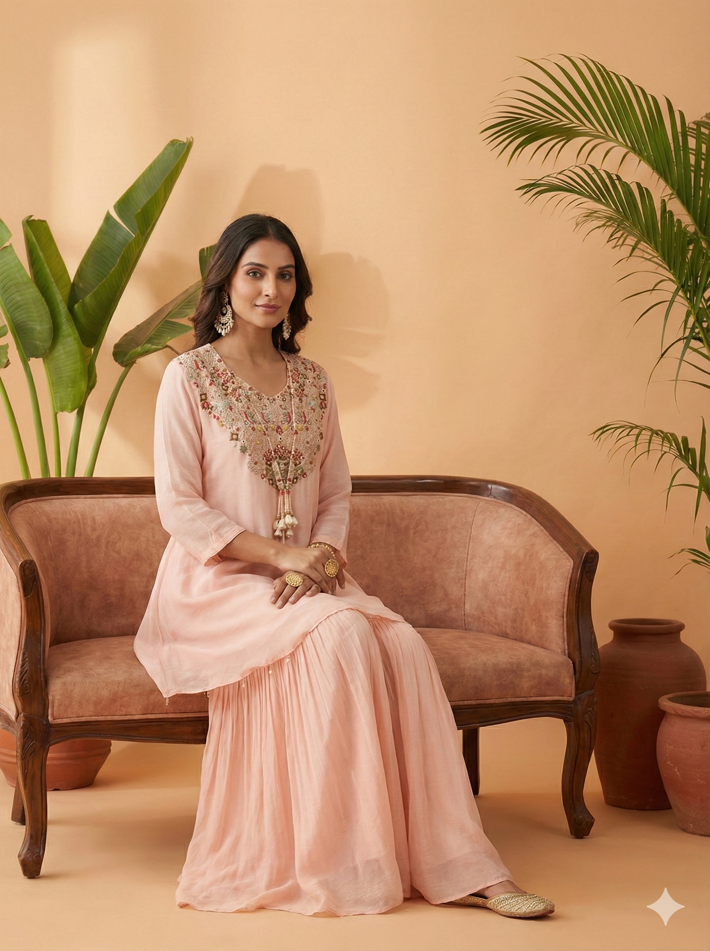 Suraiya Kurta and Sharara Indo Western Set