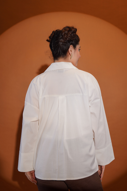 🍃 Earthy Elegance Hand-Painted Top for Girls | Unique Neck Hand Work & Artistic Touch ✨🎨