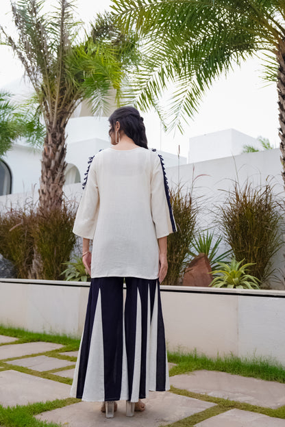 Sonakshi Navy Blue Embroidered Co-Ord Set