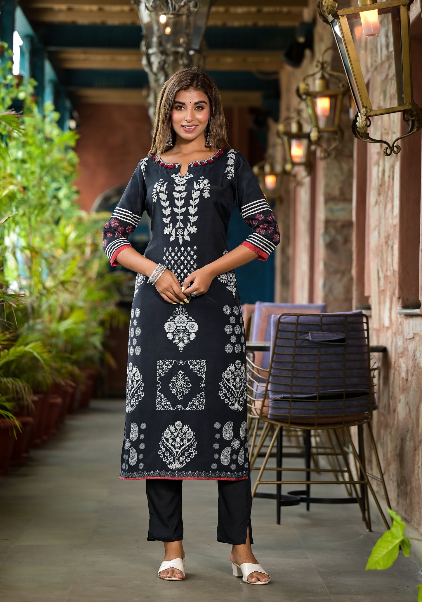 Elegant festive suit set