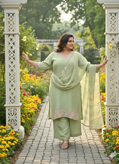 Jasika graceful embroidered kurta set