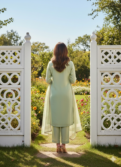 Jasika graceful embroidered kurta set