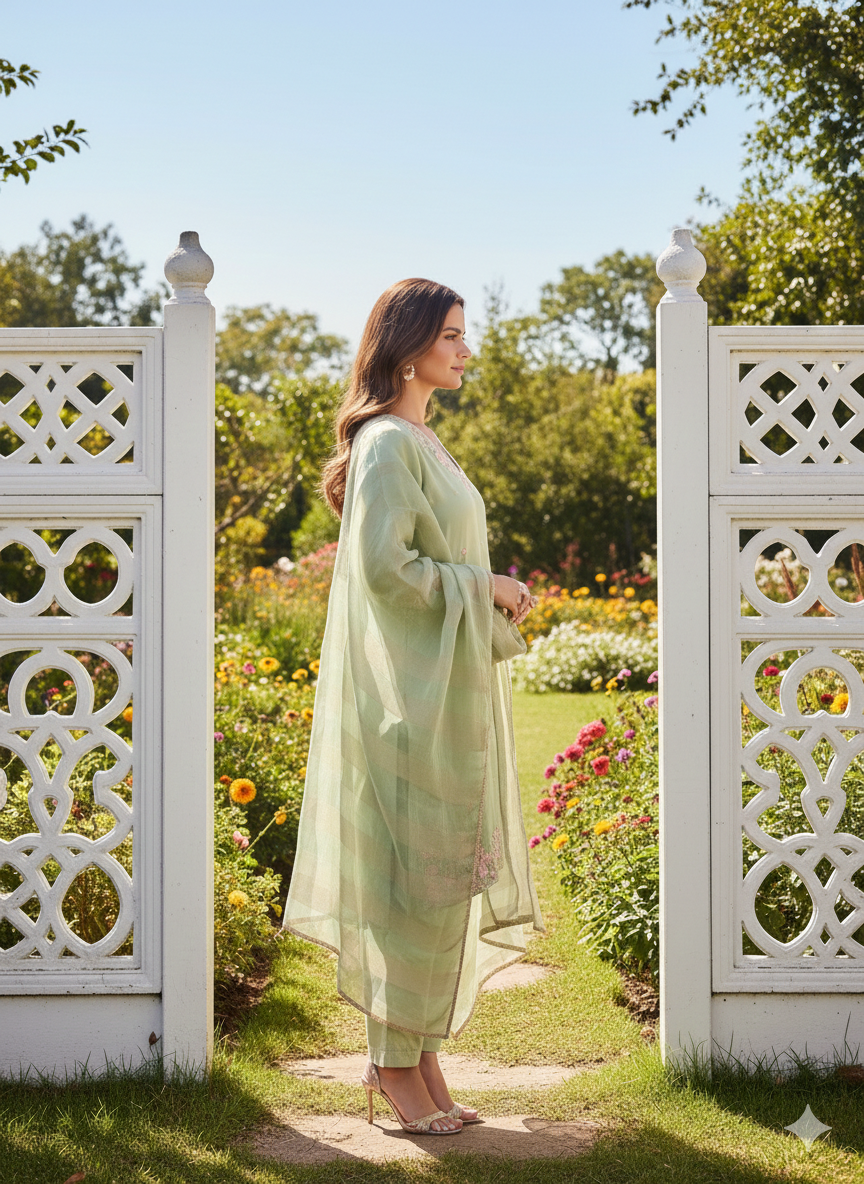 Jasika graceful embroidered kurta set