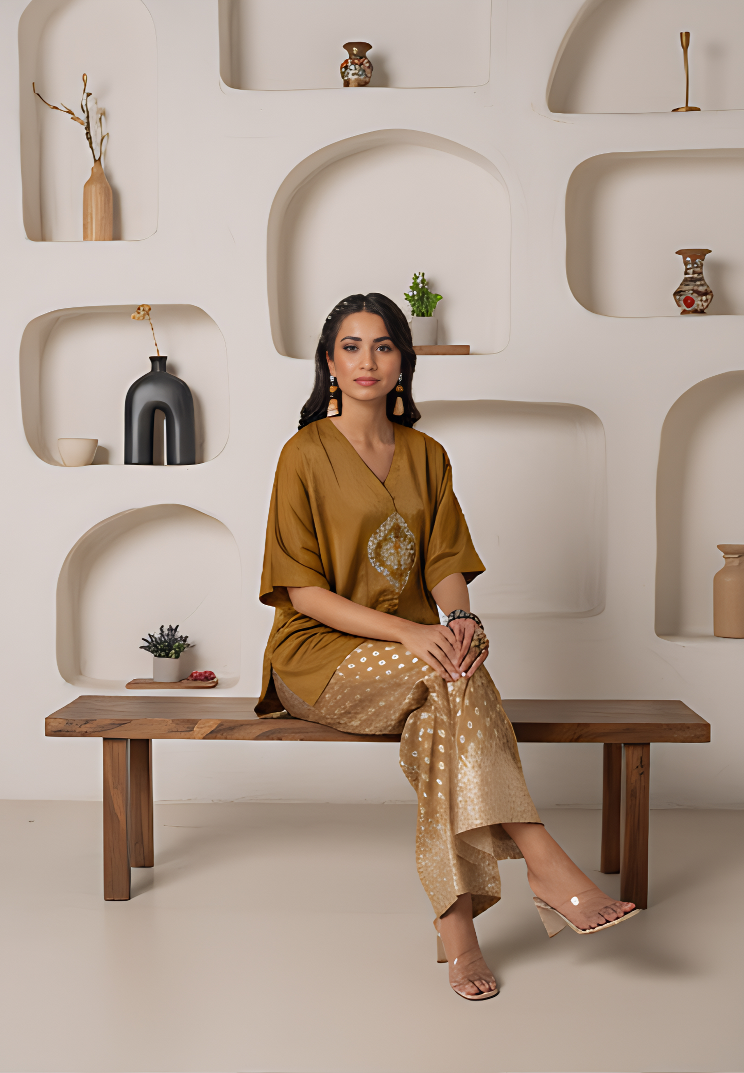 🌼 Mustard Majesty Co-Ord Set – A Blend of Tradition & Modern Grace