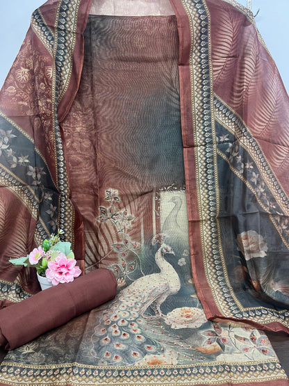 Morni Design Unstitched Salwar Suit Material