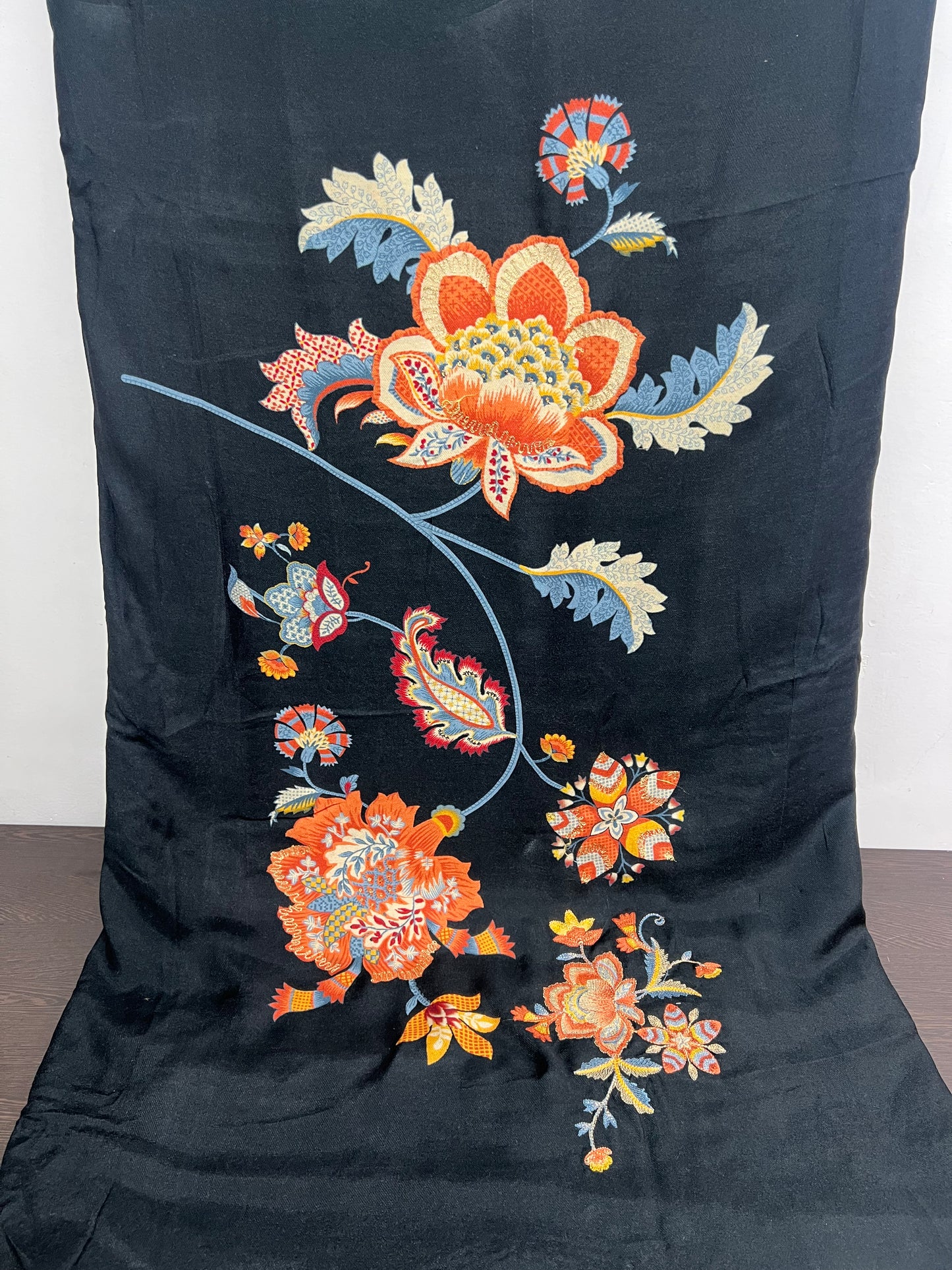 Kamini Embroidered and Printed Work Unstitched Salwar Suit Material