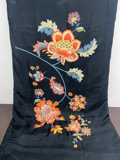 Kamini Embroidered and Printed Work Unstitched Salwar Suit Material