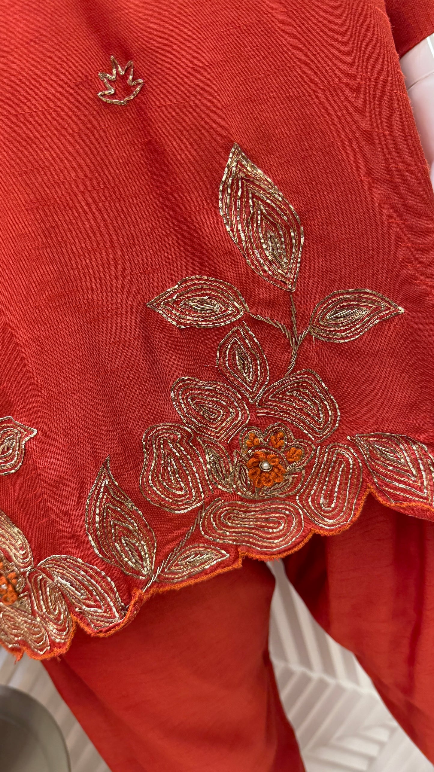 ✨ Elegant Maroon Kurti Pant Set | Embroidered Detailing | Festive & Casual Wea