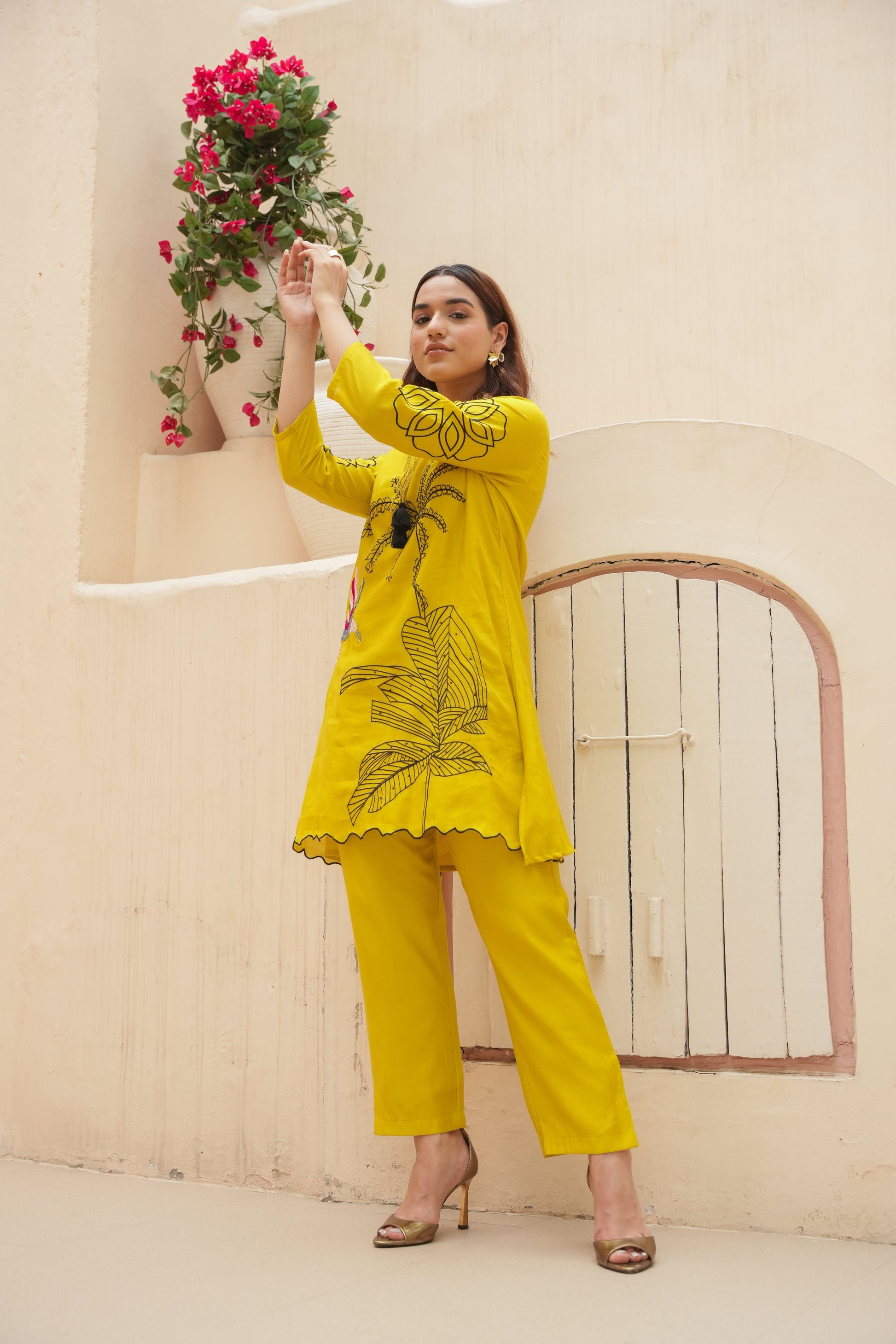 Mustard Yellow Co-ord Set