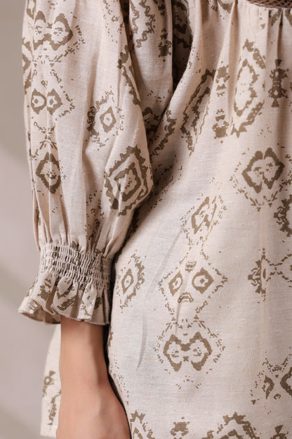Bohemian Chic | Earthy Elegance | Embroidered Lounge Set 🌾✨