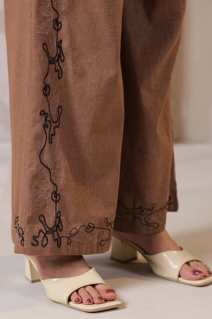 Bohemian Chic | Earthy Elegance | Embroidered Lounge Set 🌾✨