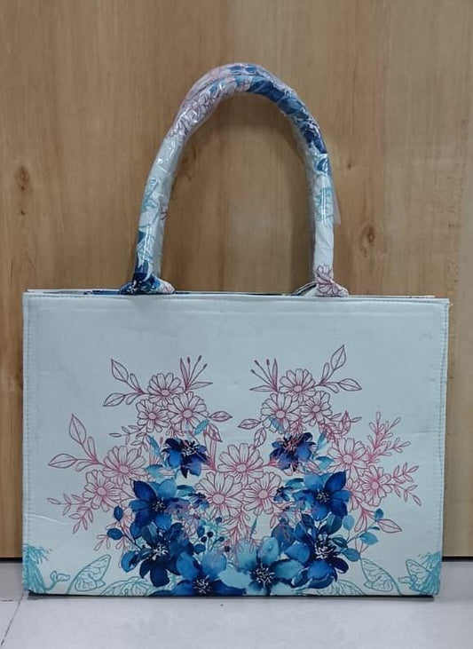 Colorful Floral Customized Tote Bag - Anusheet Fashion