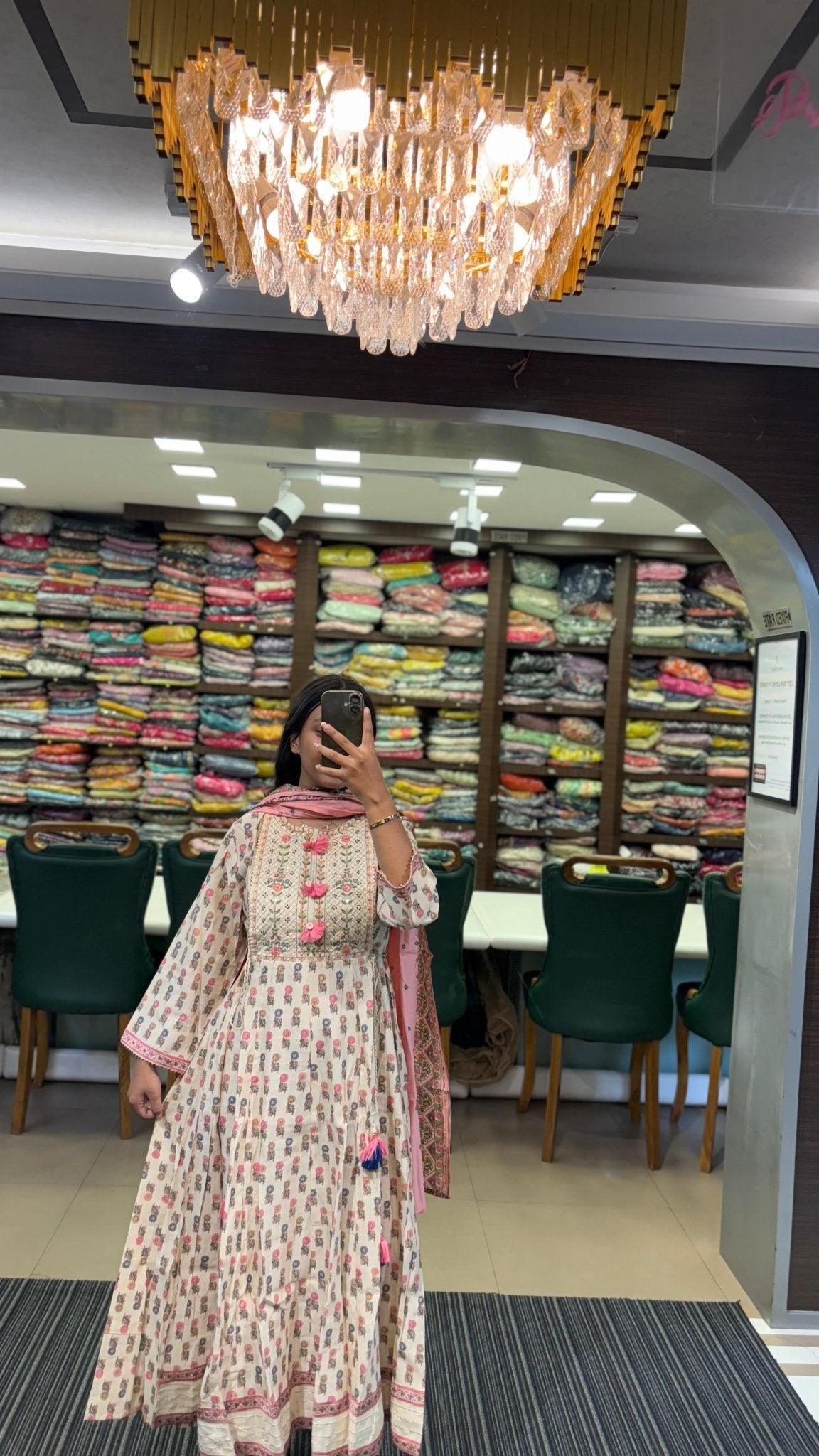 Gorgeous Multi Color Printed Anarkali Suit Set - Anusheet Fashion
