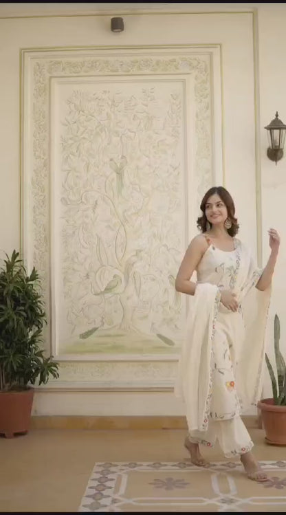 Vedhika Bloom Embroidered Salwar Suit Set