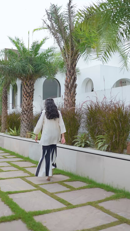 Sonakshi Navy Blue Embroidered Co-Ord Set